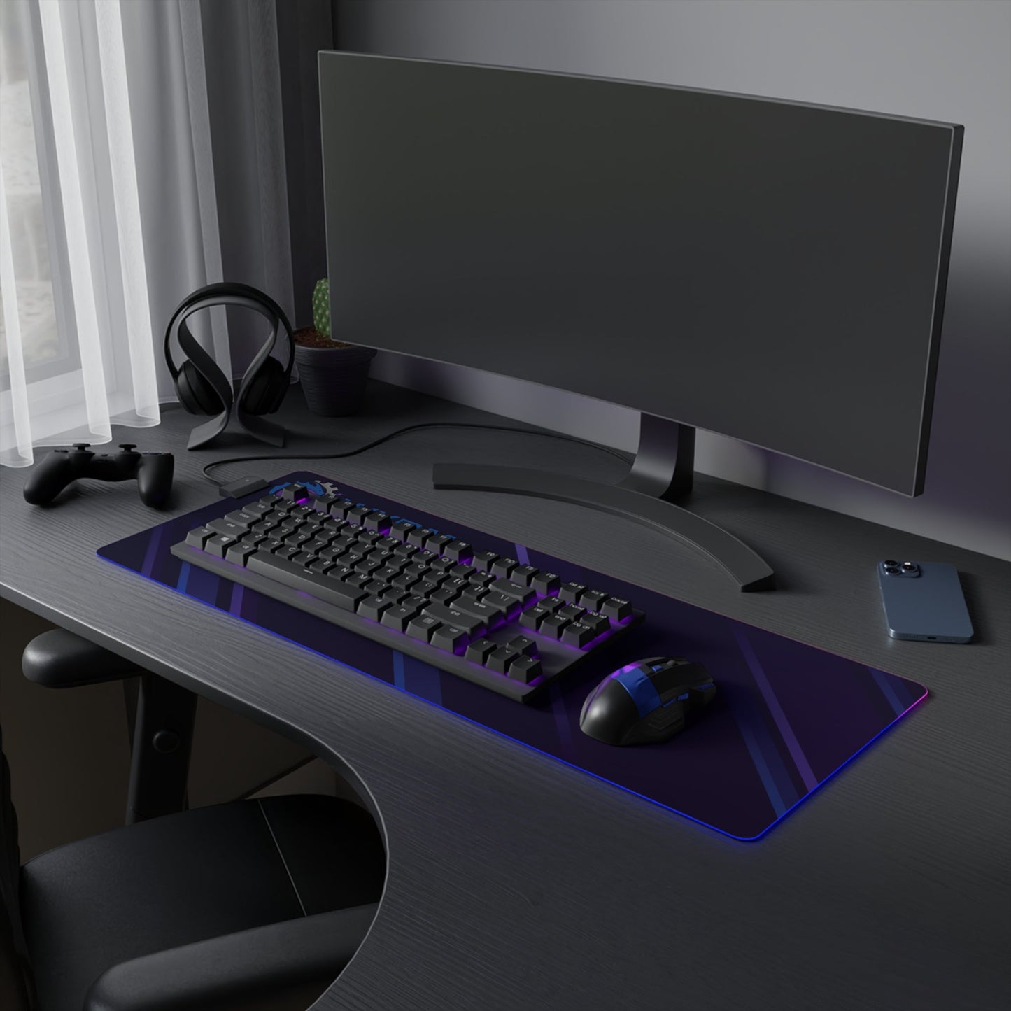 Retrowave Wyrm Engineering gaming mouse mat office 2