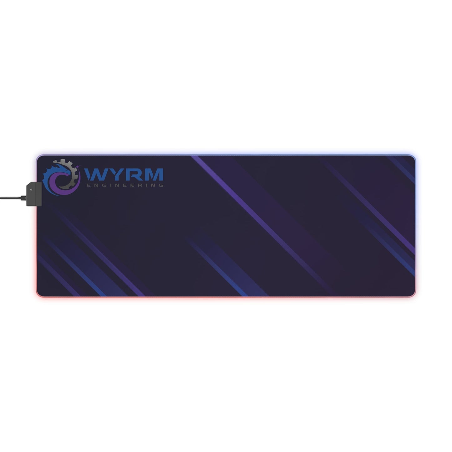 Retrowave Wyrm Engineering gaming mouse mat