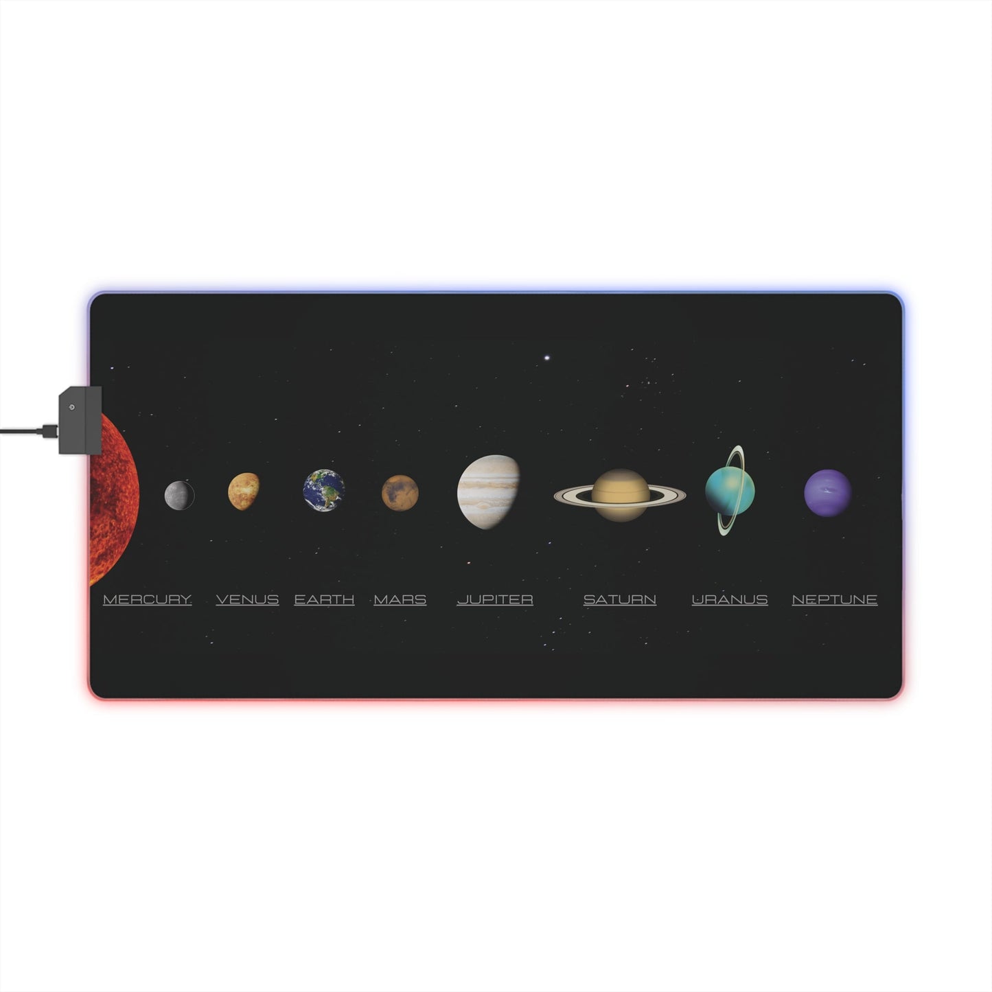 Gaming Mouse Pad - Solar System Space Design