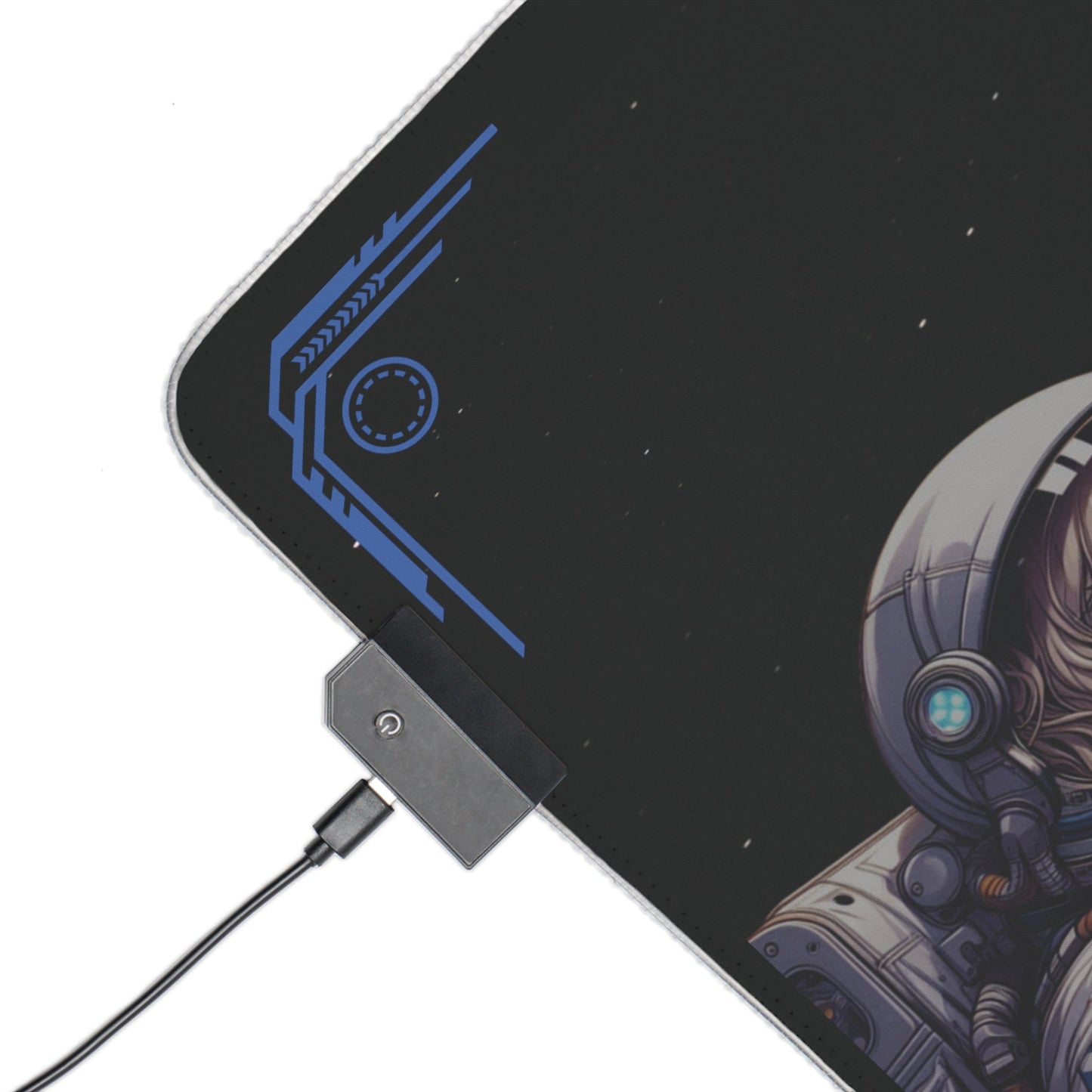 Female astronaut Space Gaming Mouse Pad