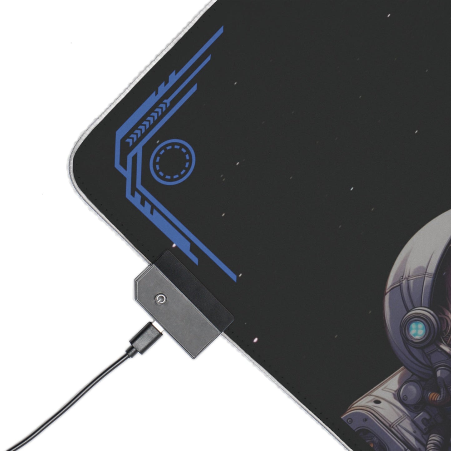 Female astronaut Space Gaming Mouse Pad