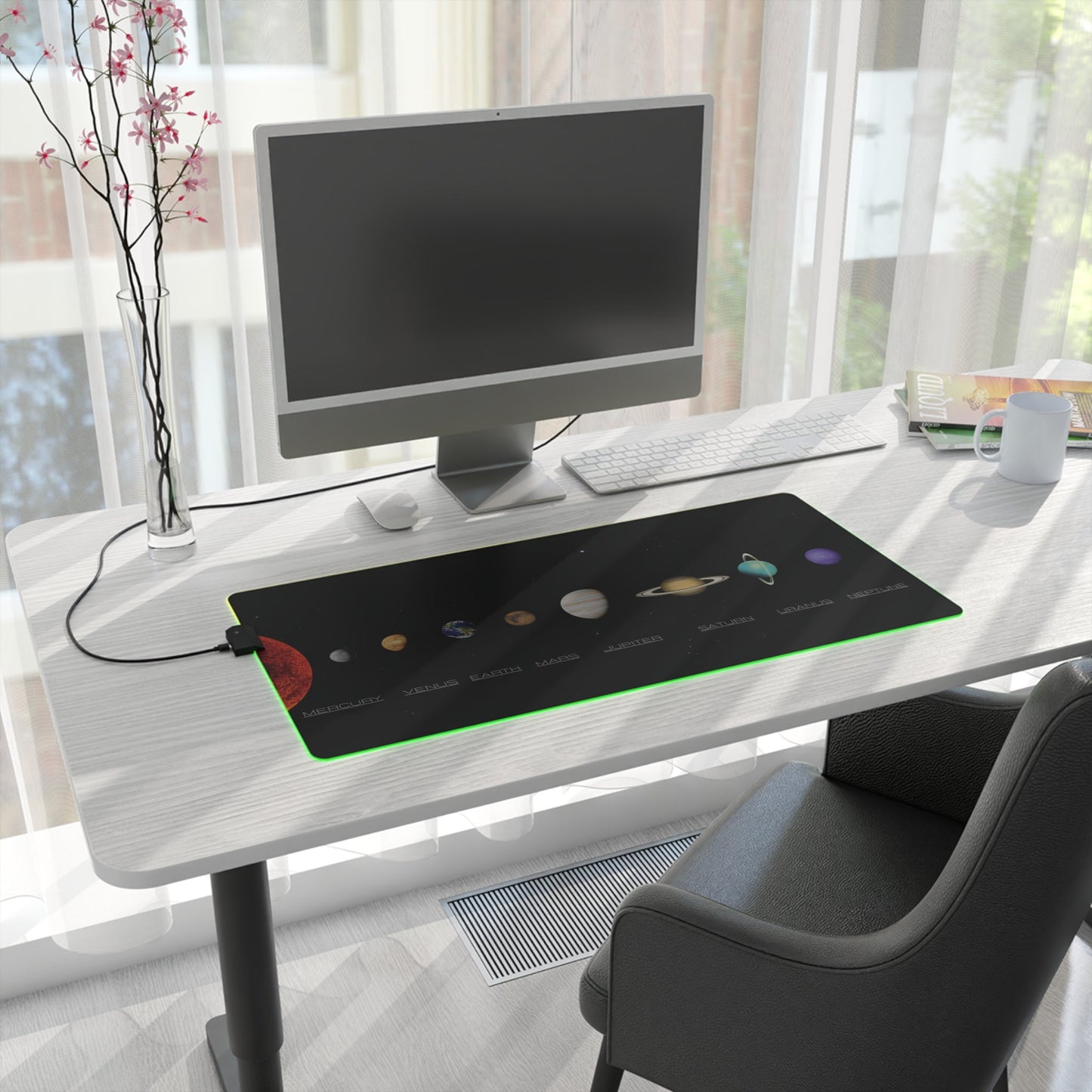 Gaming Mouse Pad - Solar System Space Design