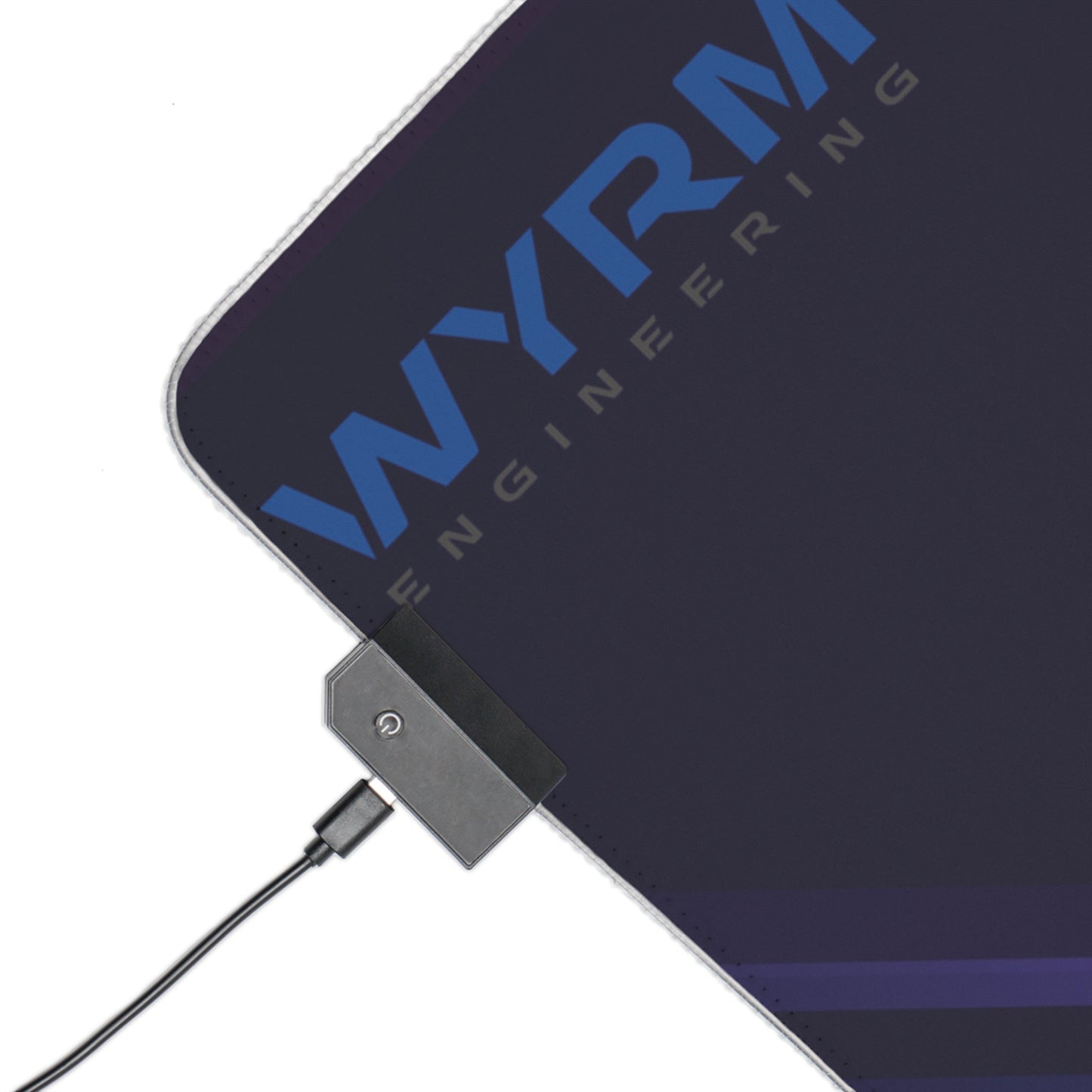 Retrowave Wyrm Engineering gaming mouse mat