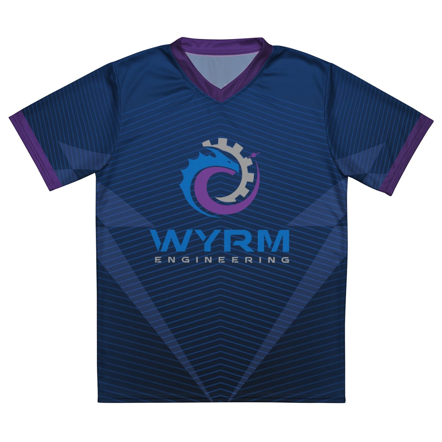 Sports t-shirt Wyrm Engineering logo front