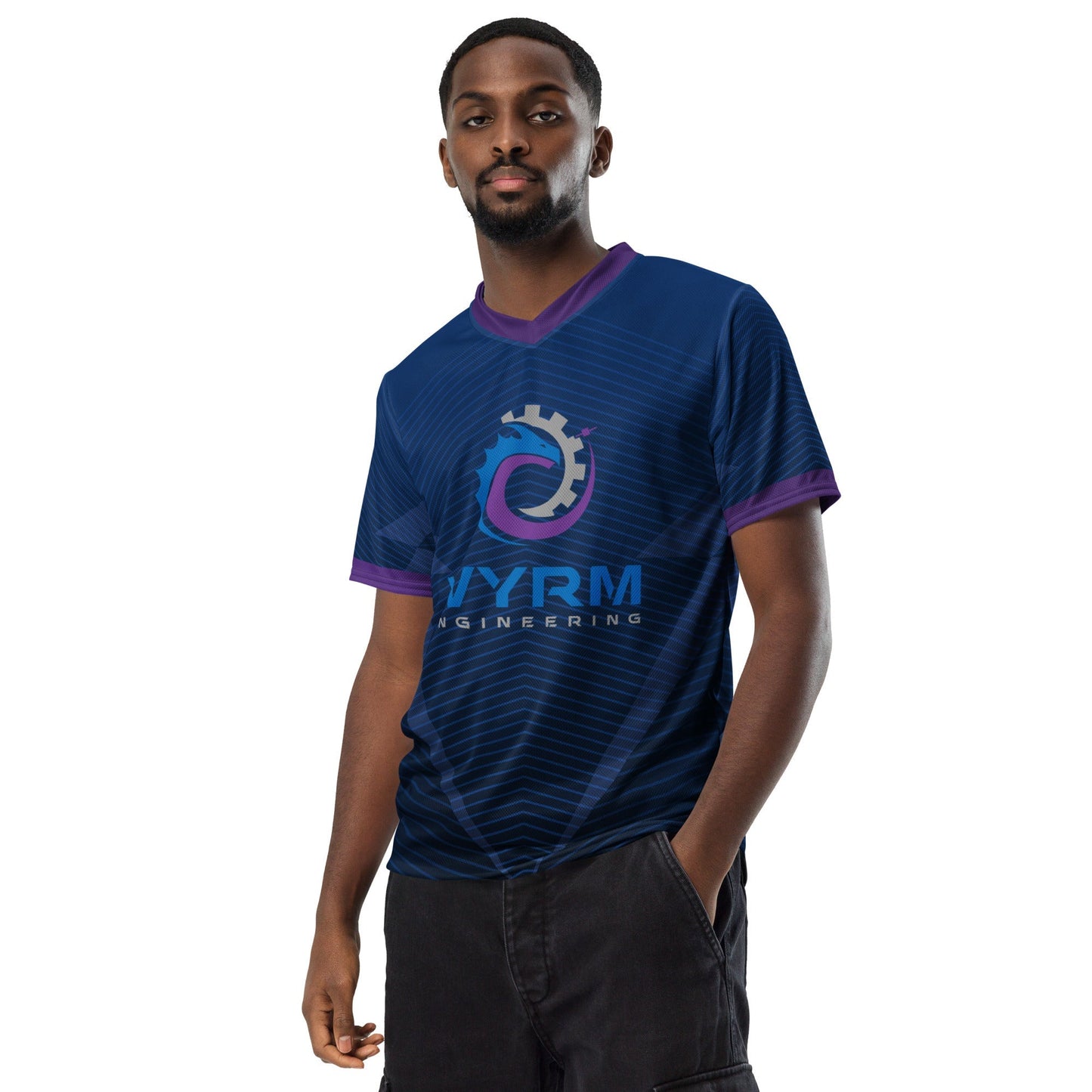 Sports t-shirt Wyrm Engineering logo male