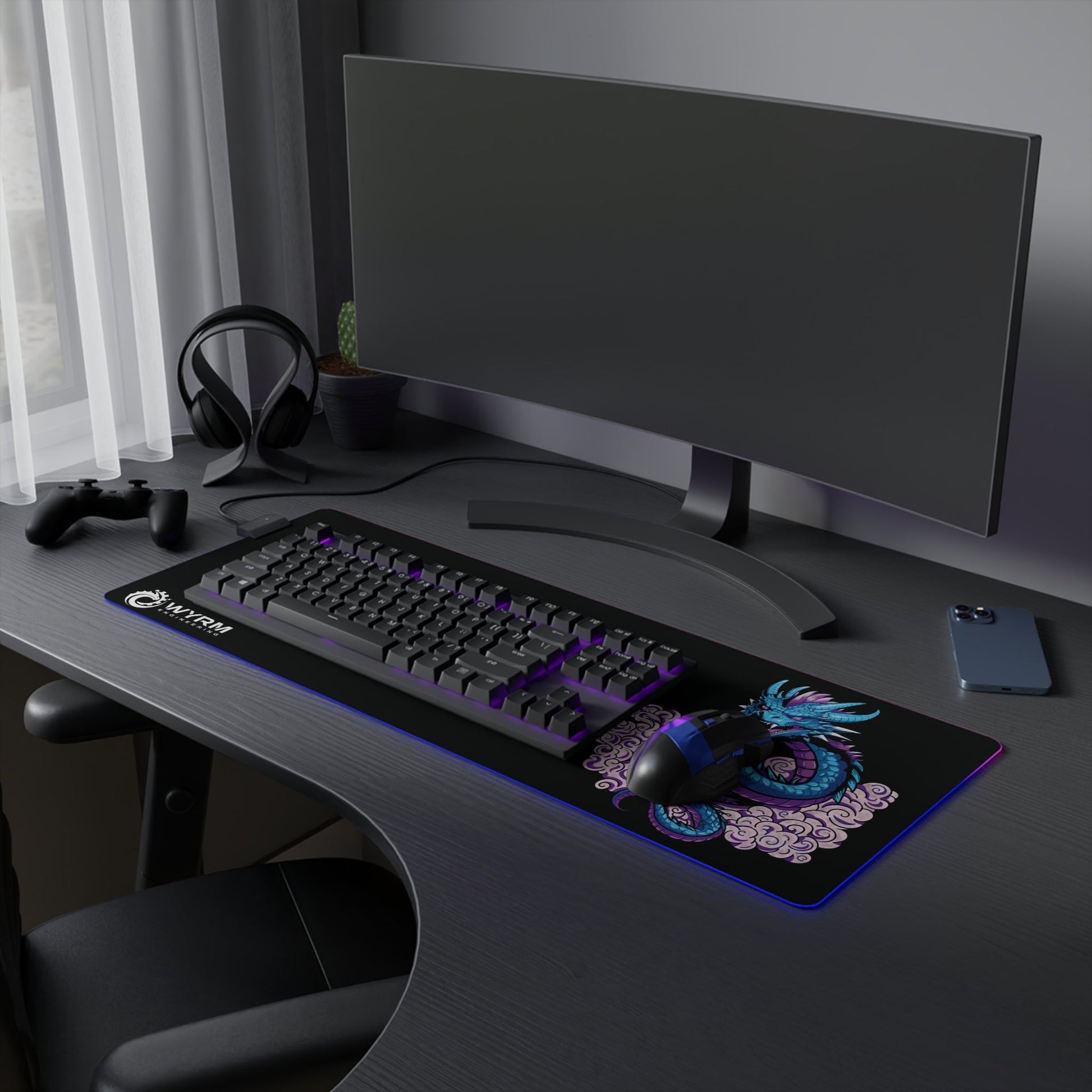  Dragon Space Gaming mouse pad