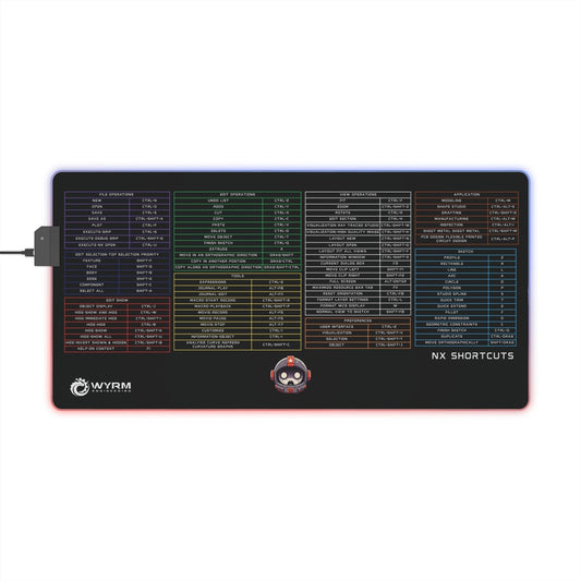 NX keyboard shortcuts Mouse Pad - gaming mouse pad