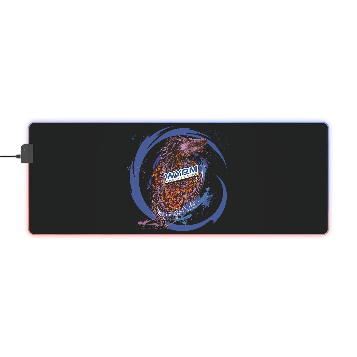 Wyrm Engineering Space Anime Gaming Mouse Pad - Premium LED Mouse Pad