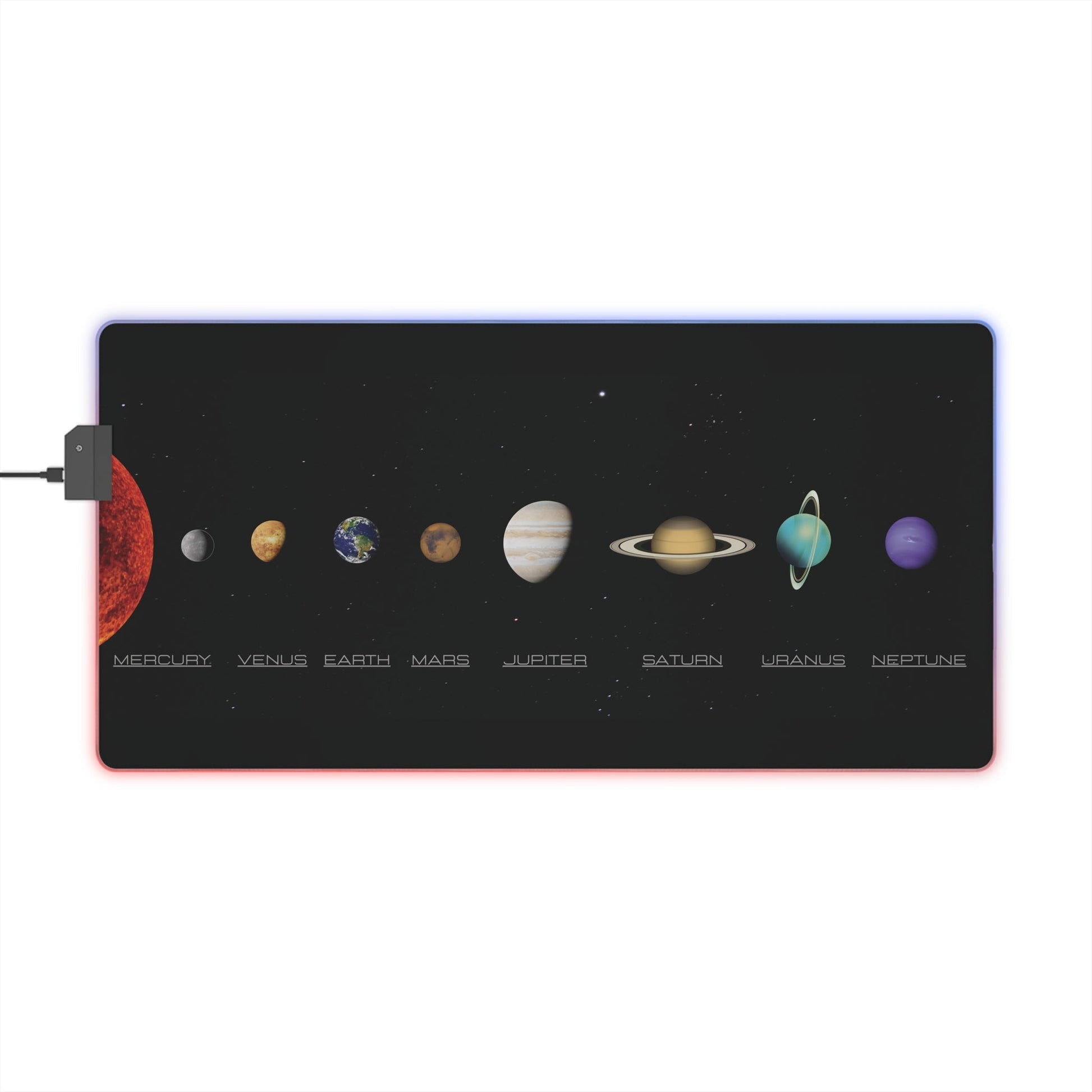 Gaming Mouse Pad - Solar System Space Design
