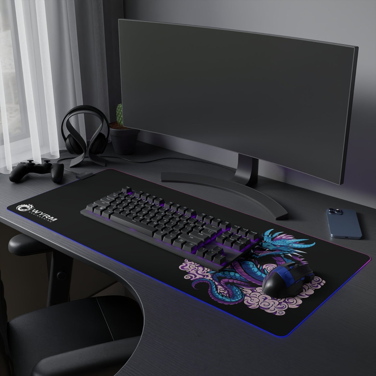  Dragon Space Gaming mouse pad