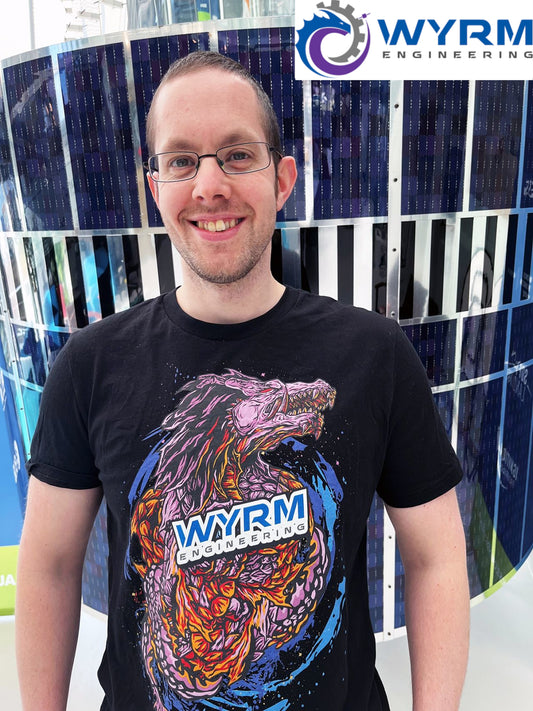 Wyrm-dragon Anime-Inspired Space T-Shirt