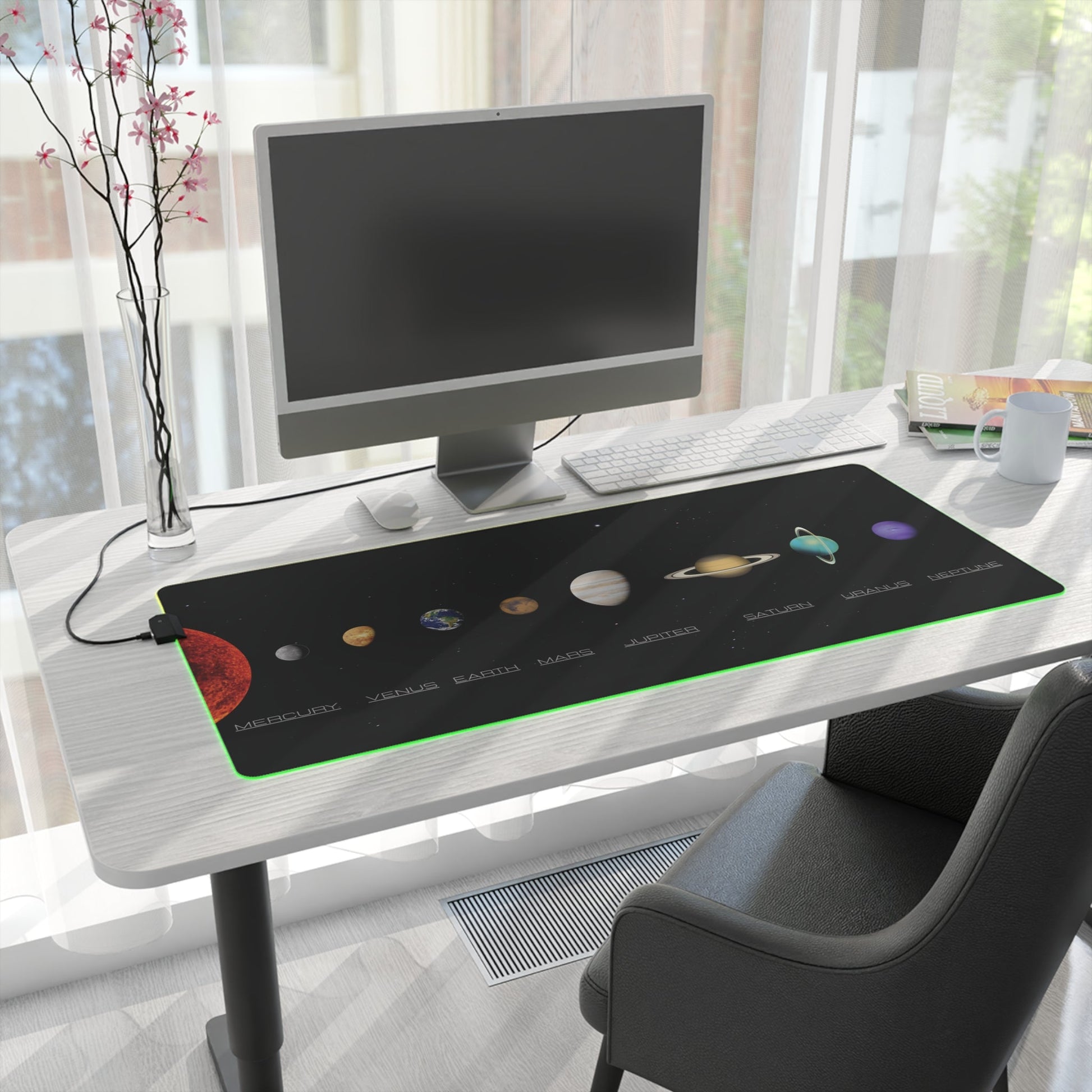 Gaming Mouse Pad - Solar System Space Design