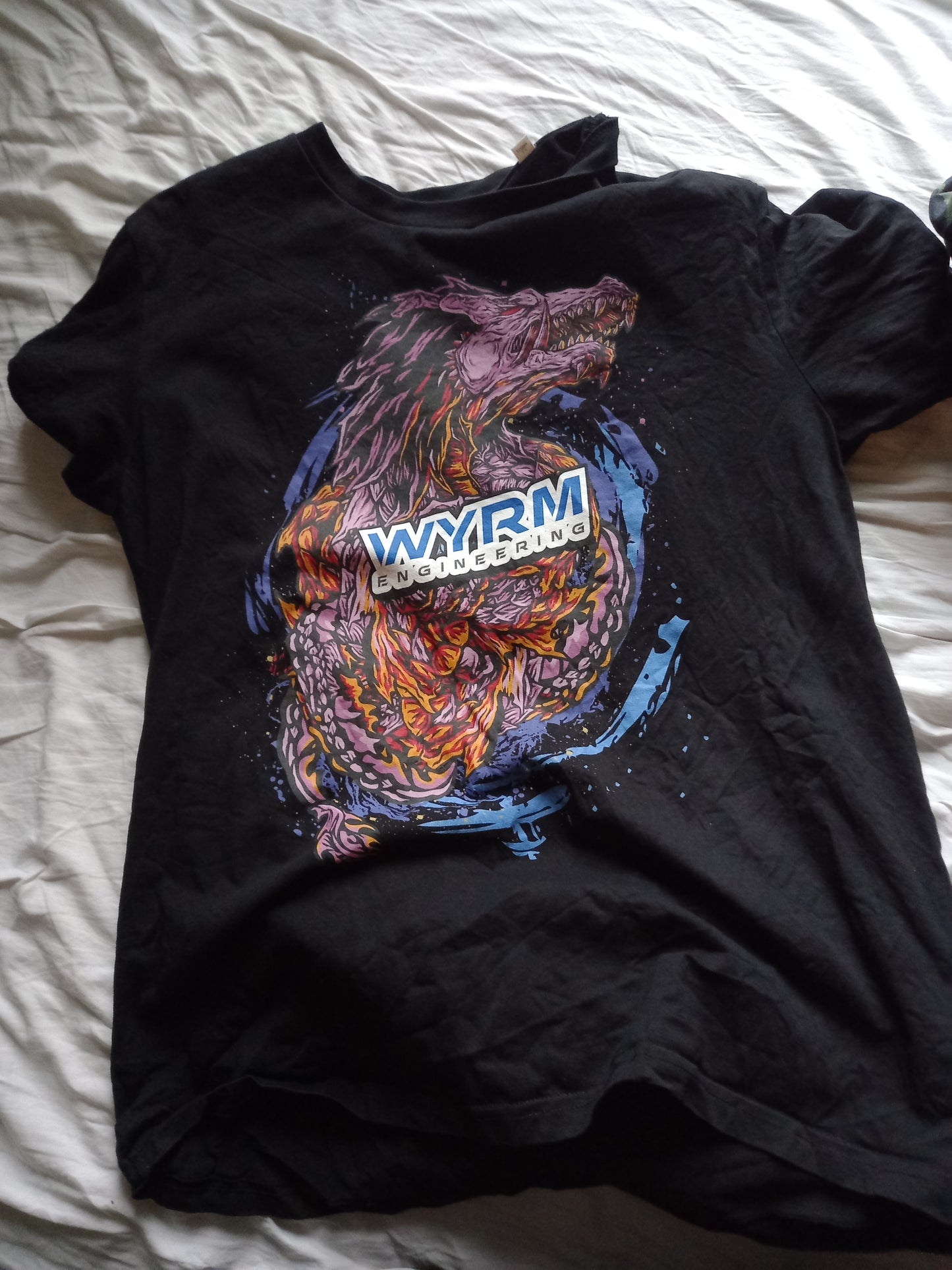Wyrm-dragon Anime-Inspired Space T-Shirt