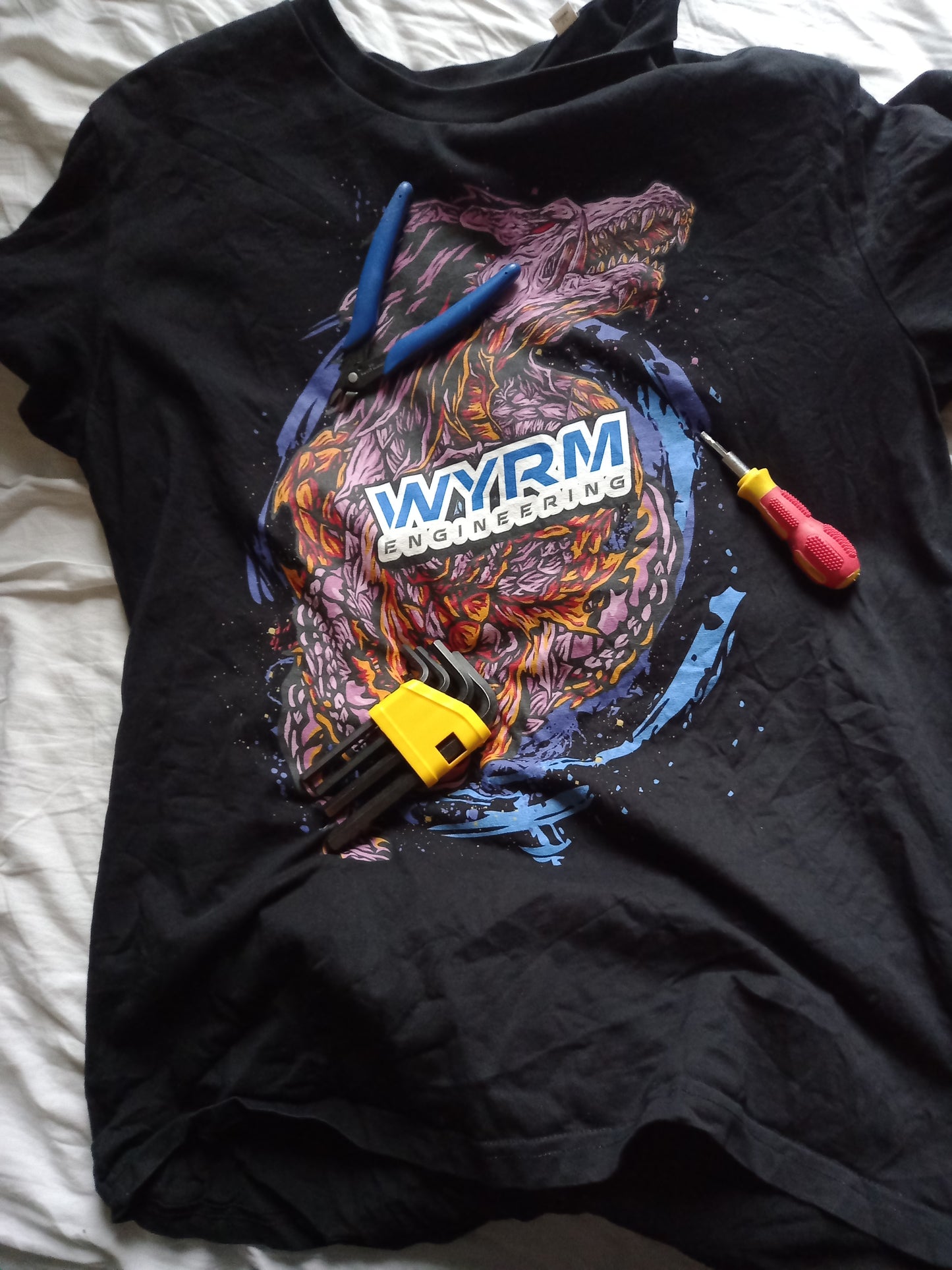 Wyrm-dragon Anime-Inspired Space T-Shirt