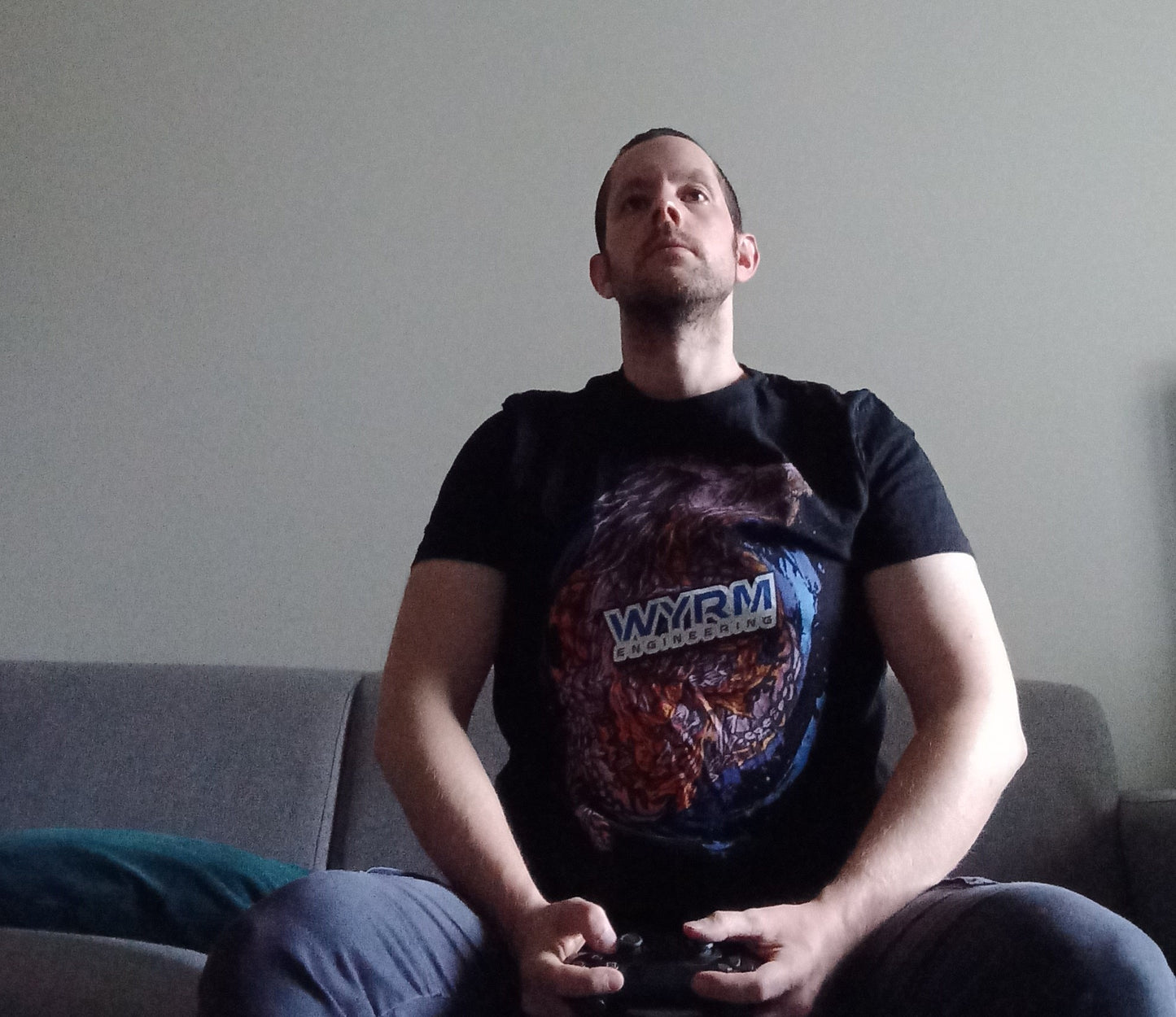 Wyrm-dragon Anime-Inspired Space T-Shirt