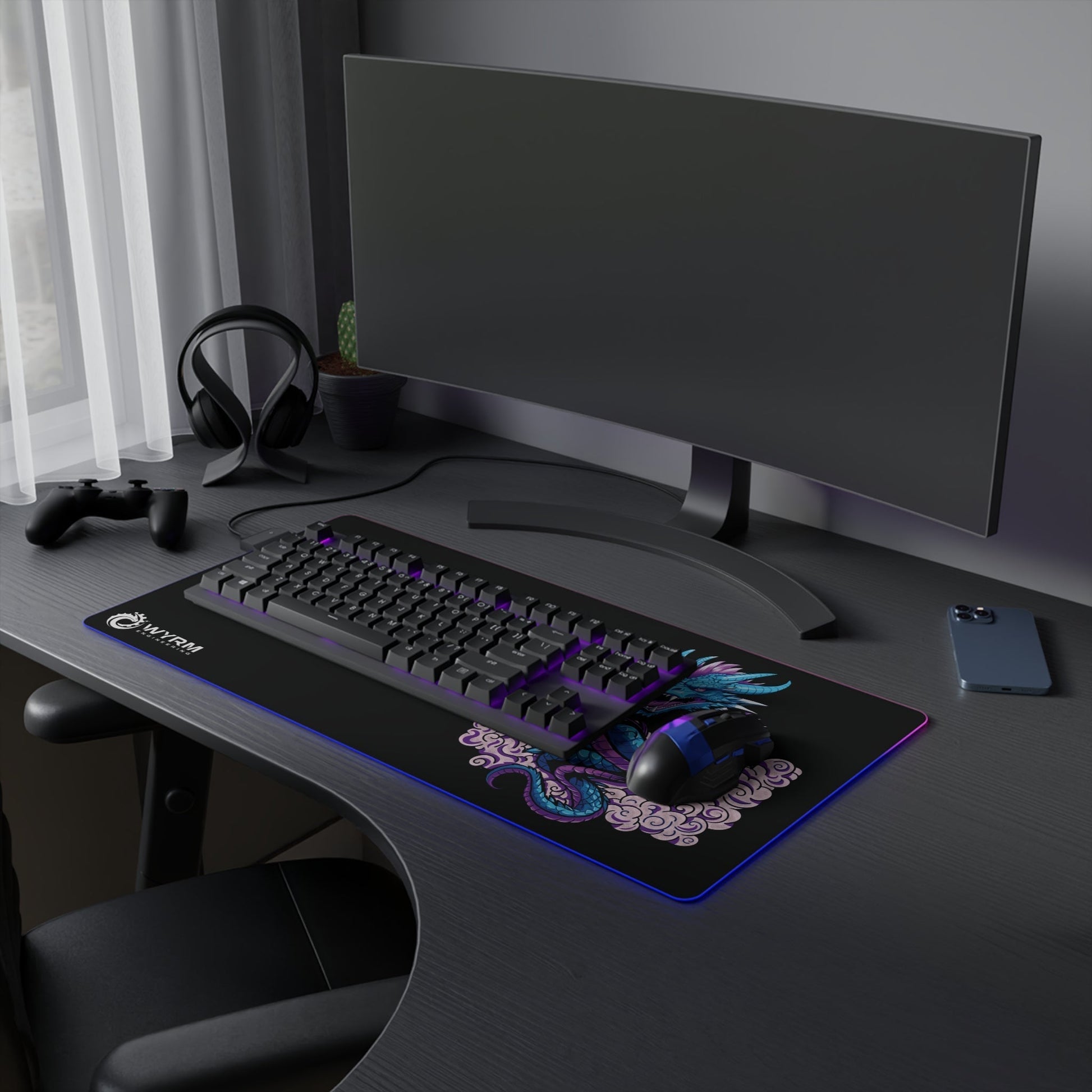  Dragon Space Gaming mouse pad