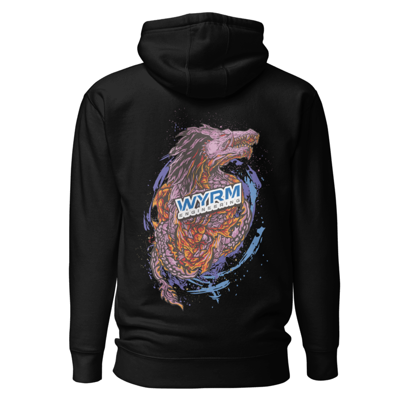 Wyrm Dragon Head Anime Hoodie - Premium Dragon Clothing | Wyrm Engineering