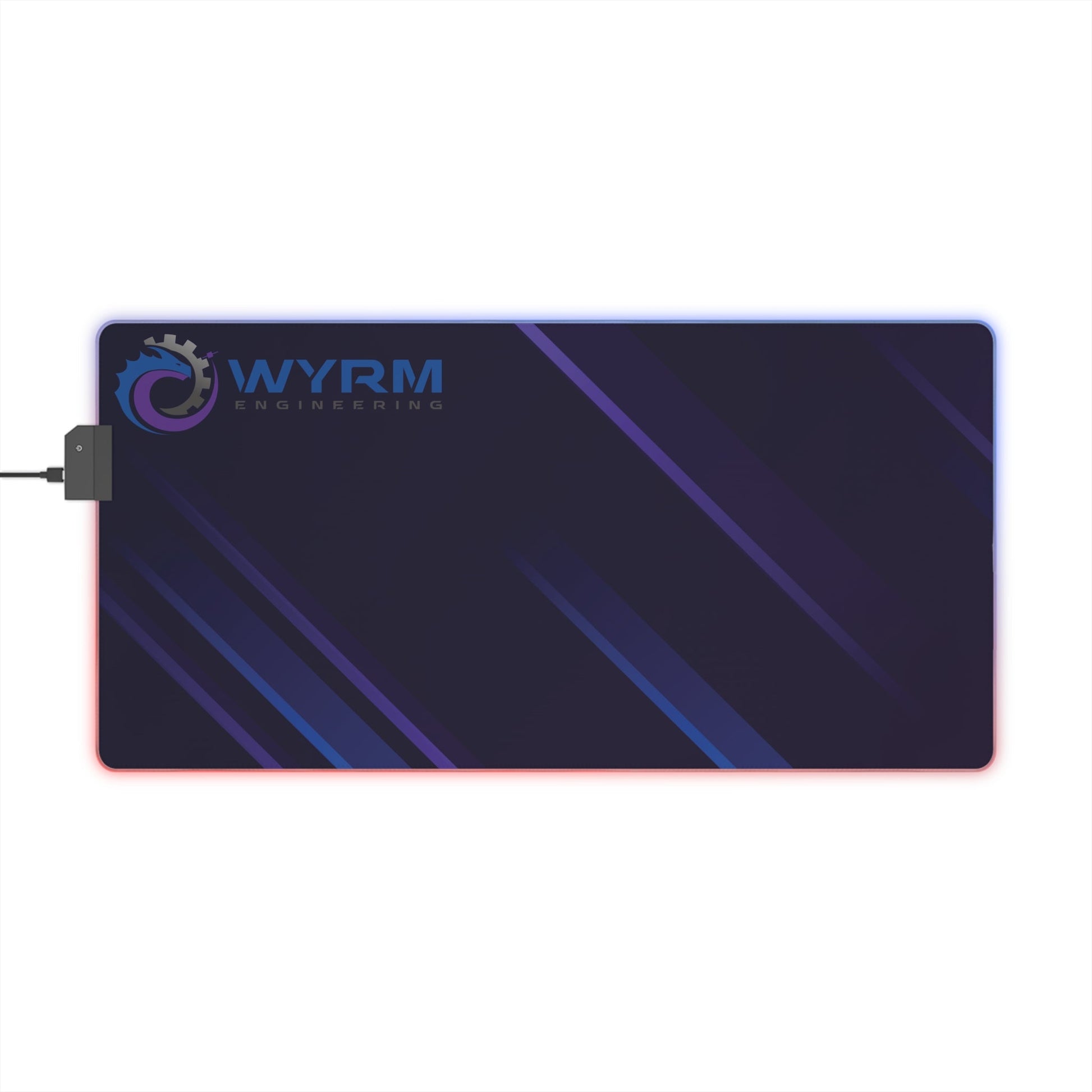 Retrowave Wyrm Engineering gaming mouse mat