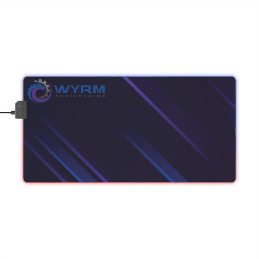 Retrowave Wyrm Engineering gaming mouse mat