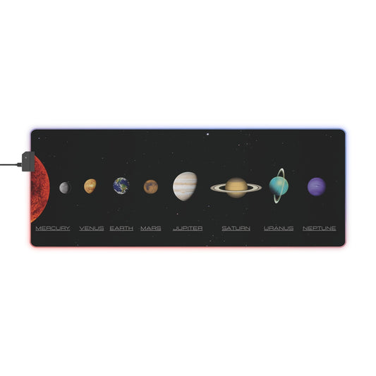 Gaming Mouse Pad - Solar System Space Design