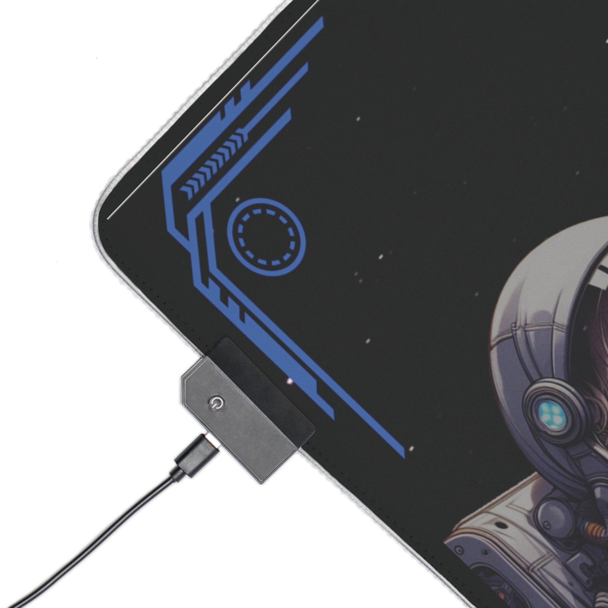 Female astronaut Space Gaming Mouse Pad