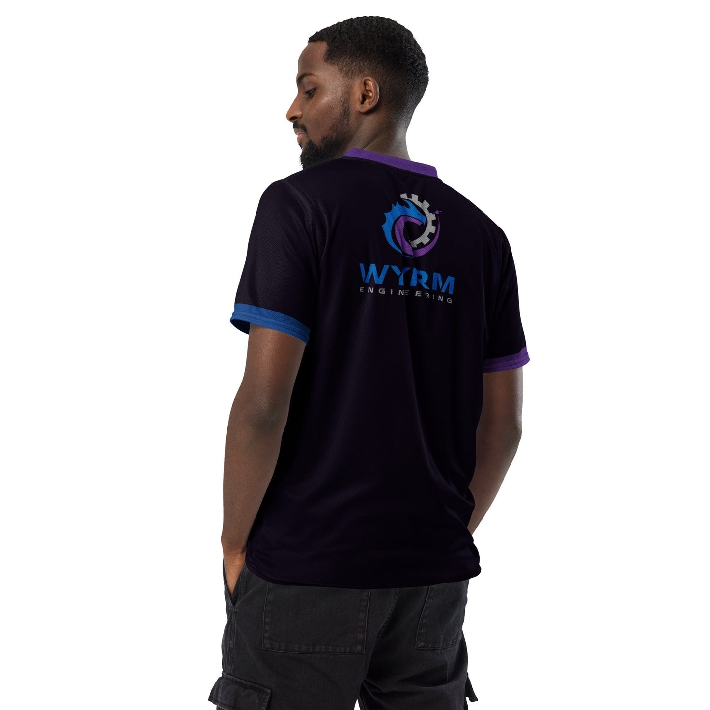 Astronaut running t-shirt male rear