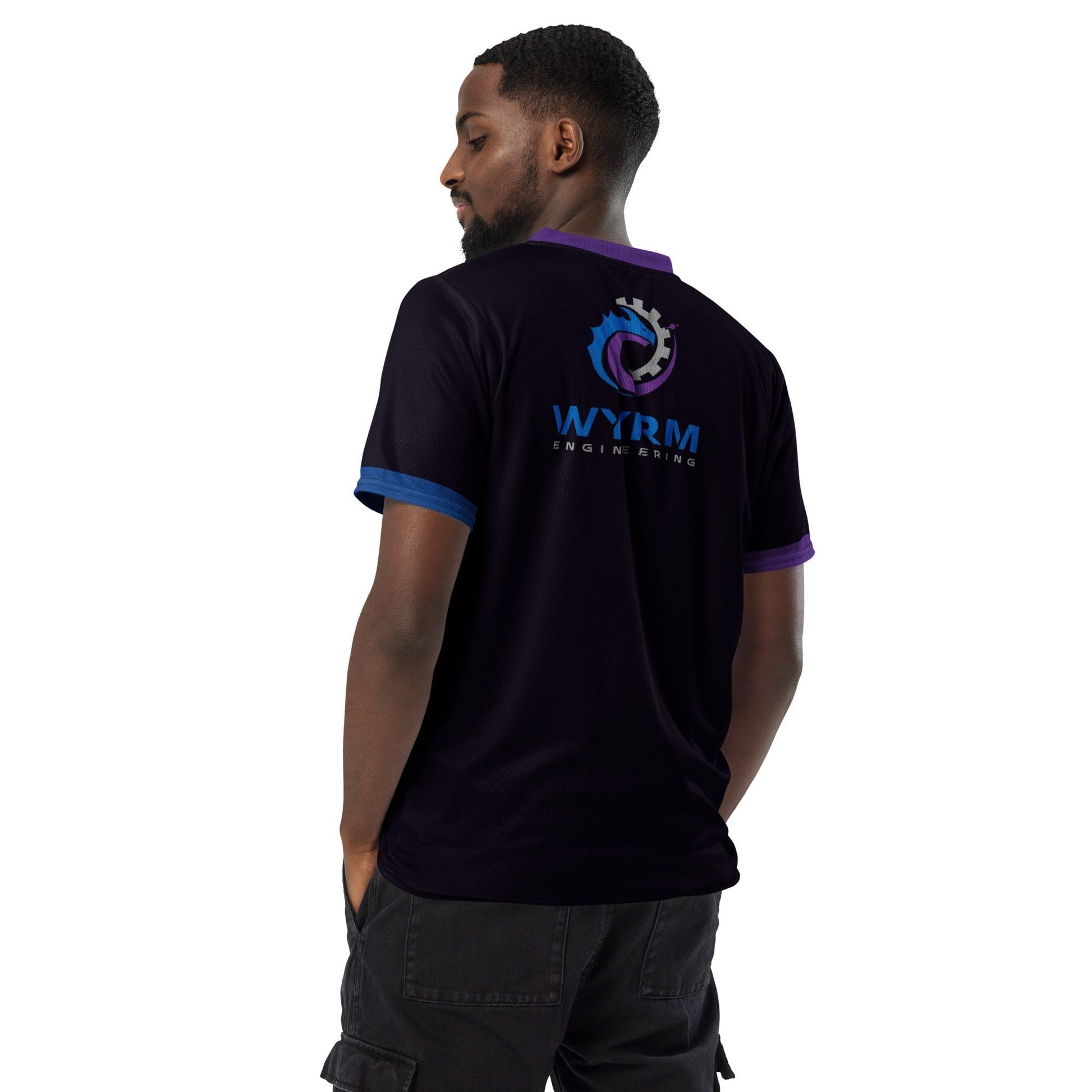 Astronaut running t-shirt male rear