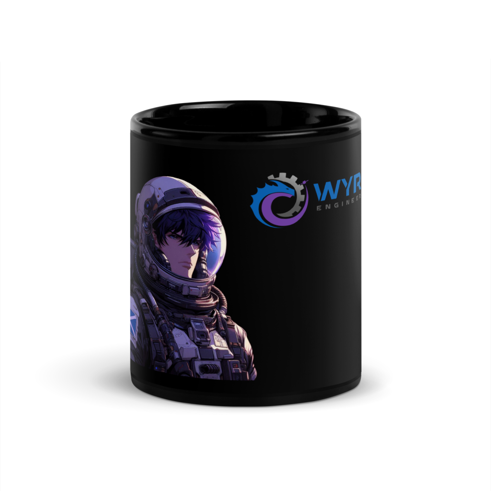 anime astronaut small coffee mug front