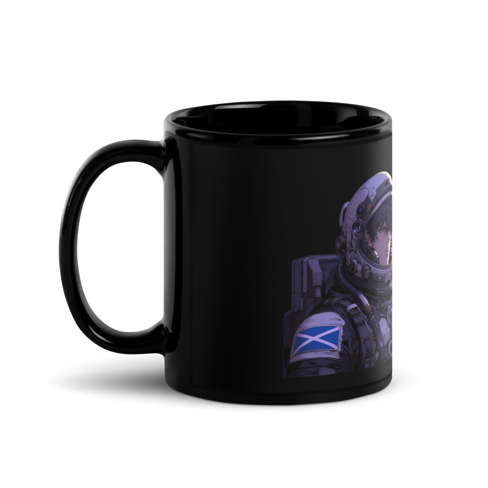 anime astronaut small coffee mug rear