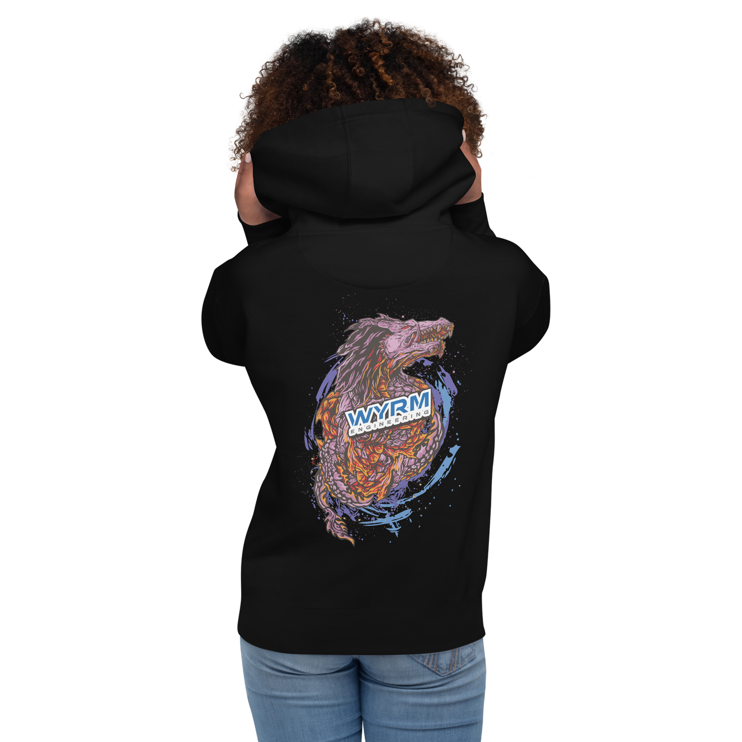 Wyrm Dragon Head Anime Hoodie - Premium Dragon Clothing | Wyrm Engineering